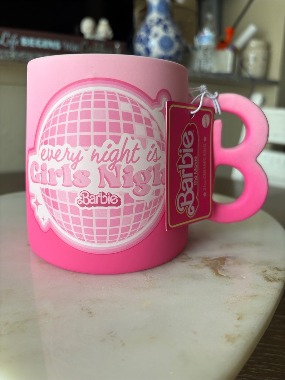 Barbie The Movie “Every Night is Girls Night” 21oz Soft Touch Ceramic Mug